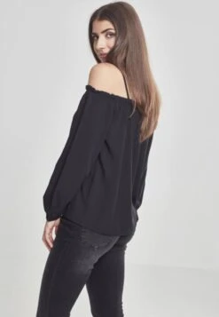 URBAN CLASSICS Ladies Cold Shoulder Longsleeve - T-Shirt À Manches Longues - Black -Next Soldes 7f83e0a593bb4d36b2a5992469cd3eb8