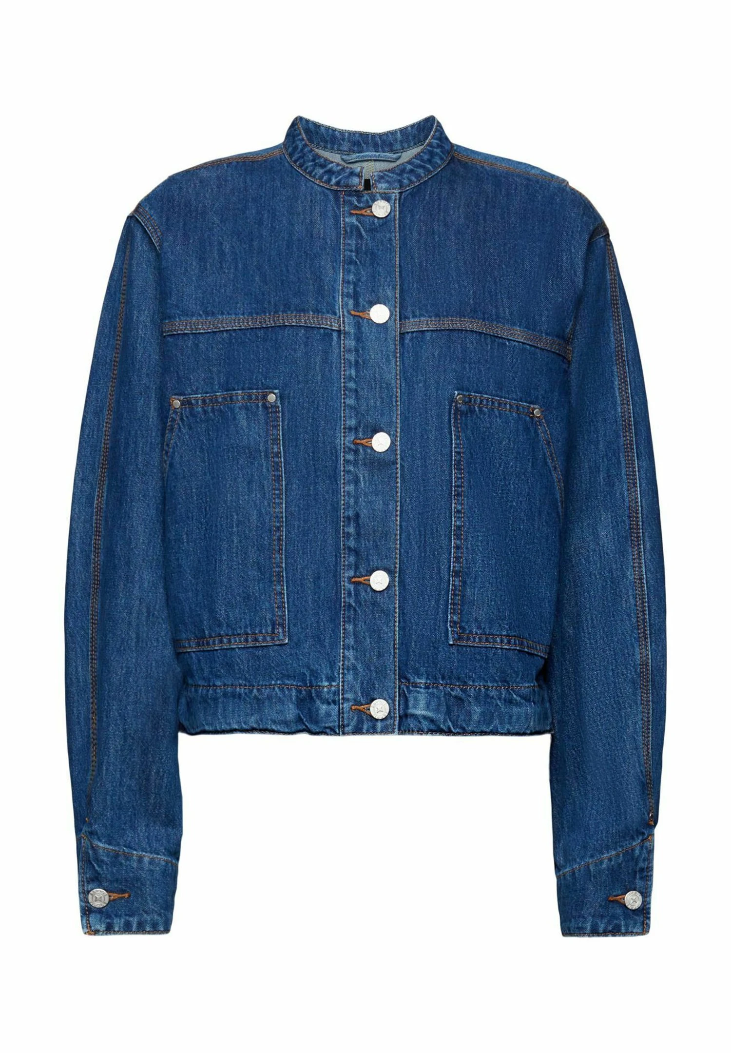 ESPRIT Veste En Jean - Blue Dark Washed 12 ESPRIT Veste En Jean - Blue Dark Washed – Image 10