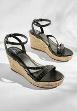 Next Forever Comfort Stud Strap Standard - Sandales Compensées - Black 9 Next Forever Comfort Stud Strap Standard - Sandales Compensées - Black -Next Soldes 805d82d40b284db7bbe79923f9de26ee