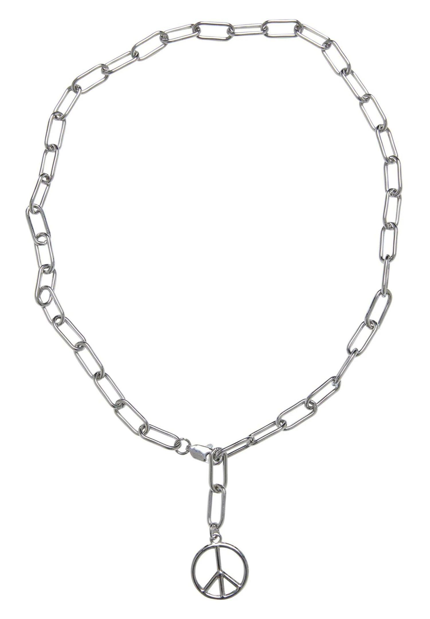 URBAN CLASSICS Y Peace - Collier - Silver-Coloured 3 URBAN CLASSICS Y Peace - Collier - Silver-Coloured