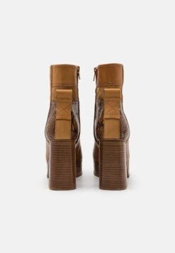See By Chloé Irine Platfrom Bootie - Bottines À Plateau - Tan -Next Soldes 80d1d41079b7493e9cfe070f991b1924