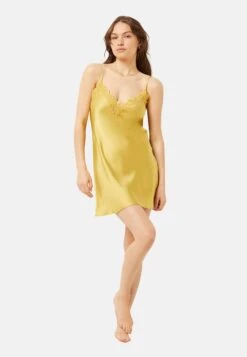ETAM Artiste - Chemise De Nuit / Nuisette - Gold Coloured -Next Soldes 81a7fcbc904d4d2783a71735305468c4