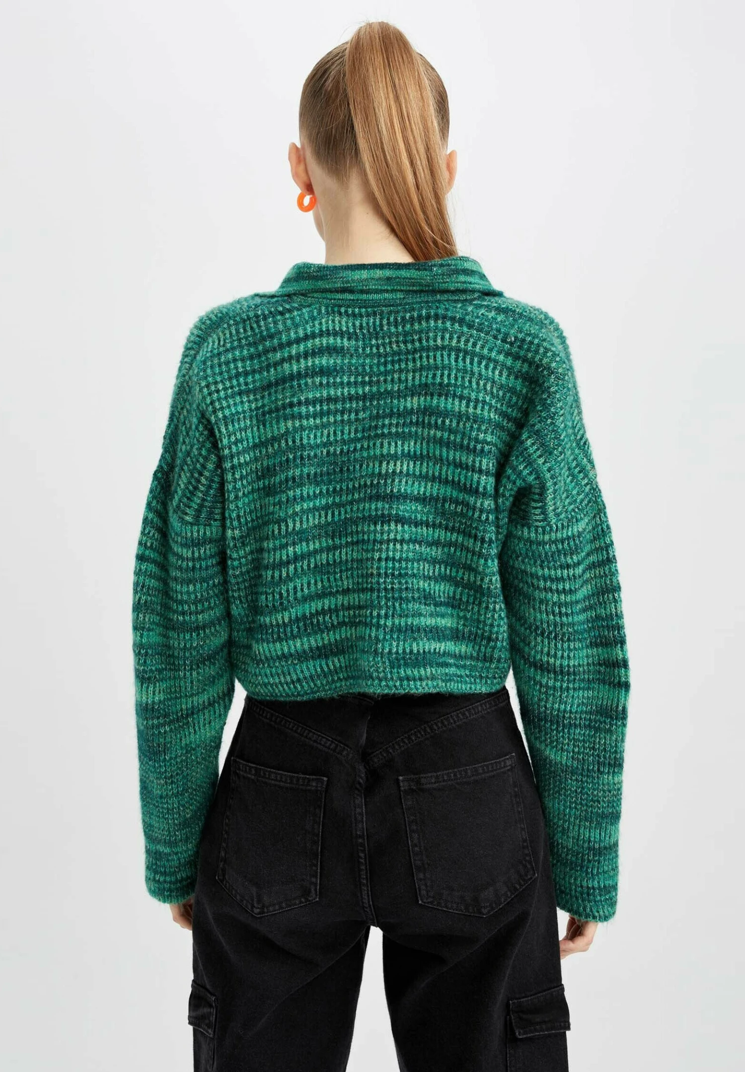 DeFacto Relax Fit - Pullover - Green 5 DeFacto Relax Fit - Pullover - Green – Image 3