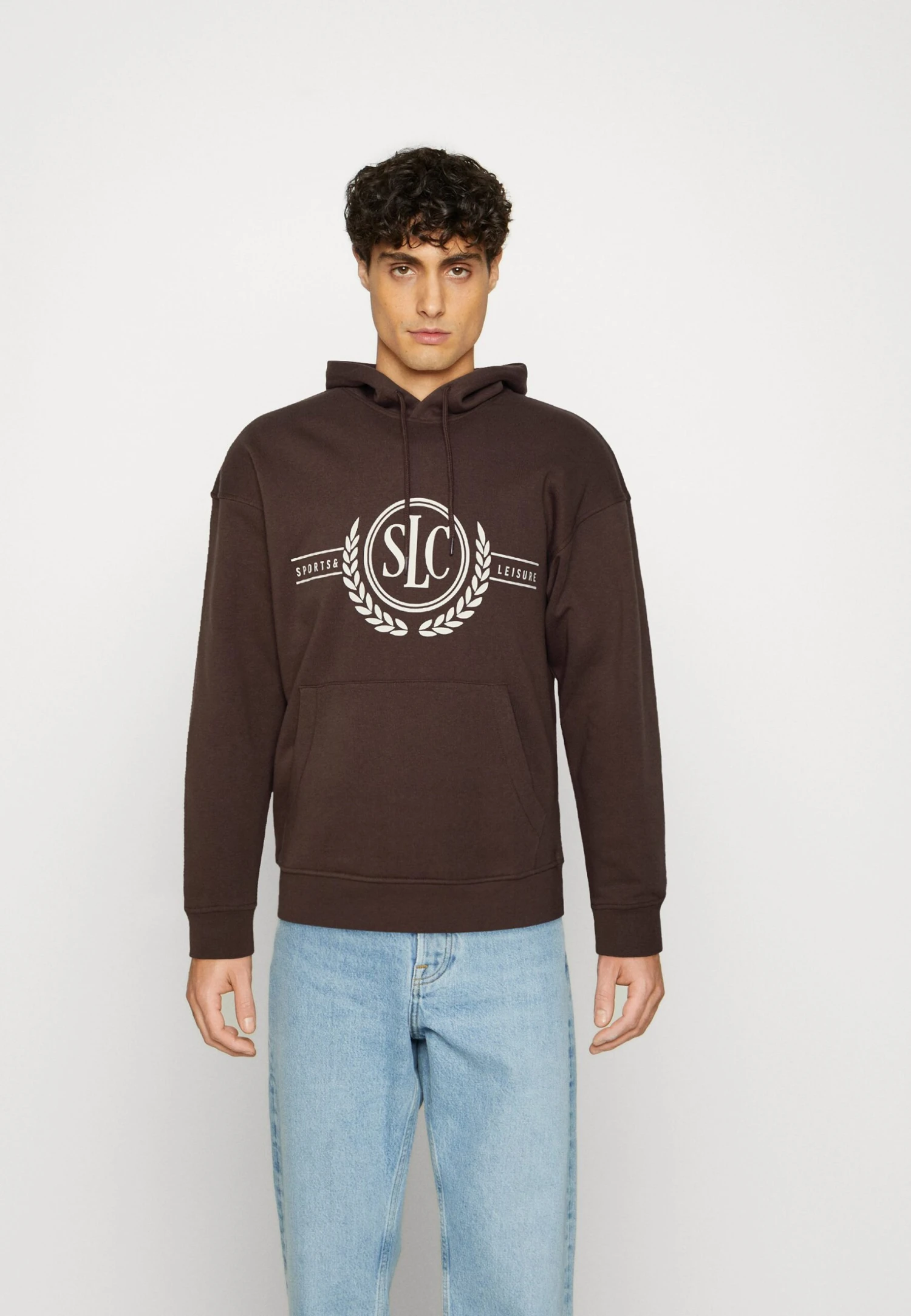 Jack & Jones Jorbrink Crest Hood Unisex - Sweat À Capuche - Seal Brown 3 Jack & Jones Jorbrink Crest Hood Unisex - Sweat À Capuche - Seal Brown