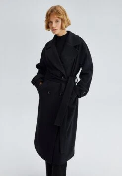 Double Breasted - Trench - Black