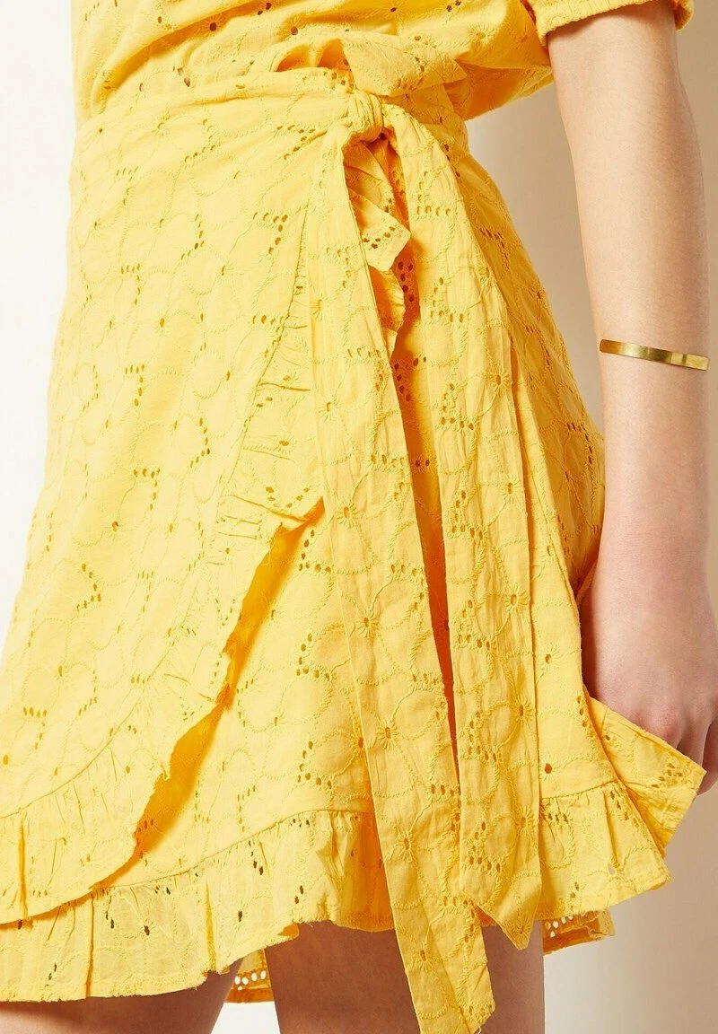 ETAM Cassie - Jupe Portefeuille - Jaune 5 ETAM Cassie - Jupe Portefeuille - Jaune – Image 3