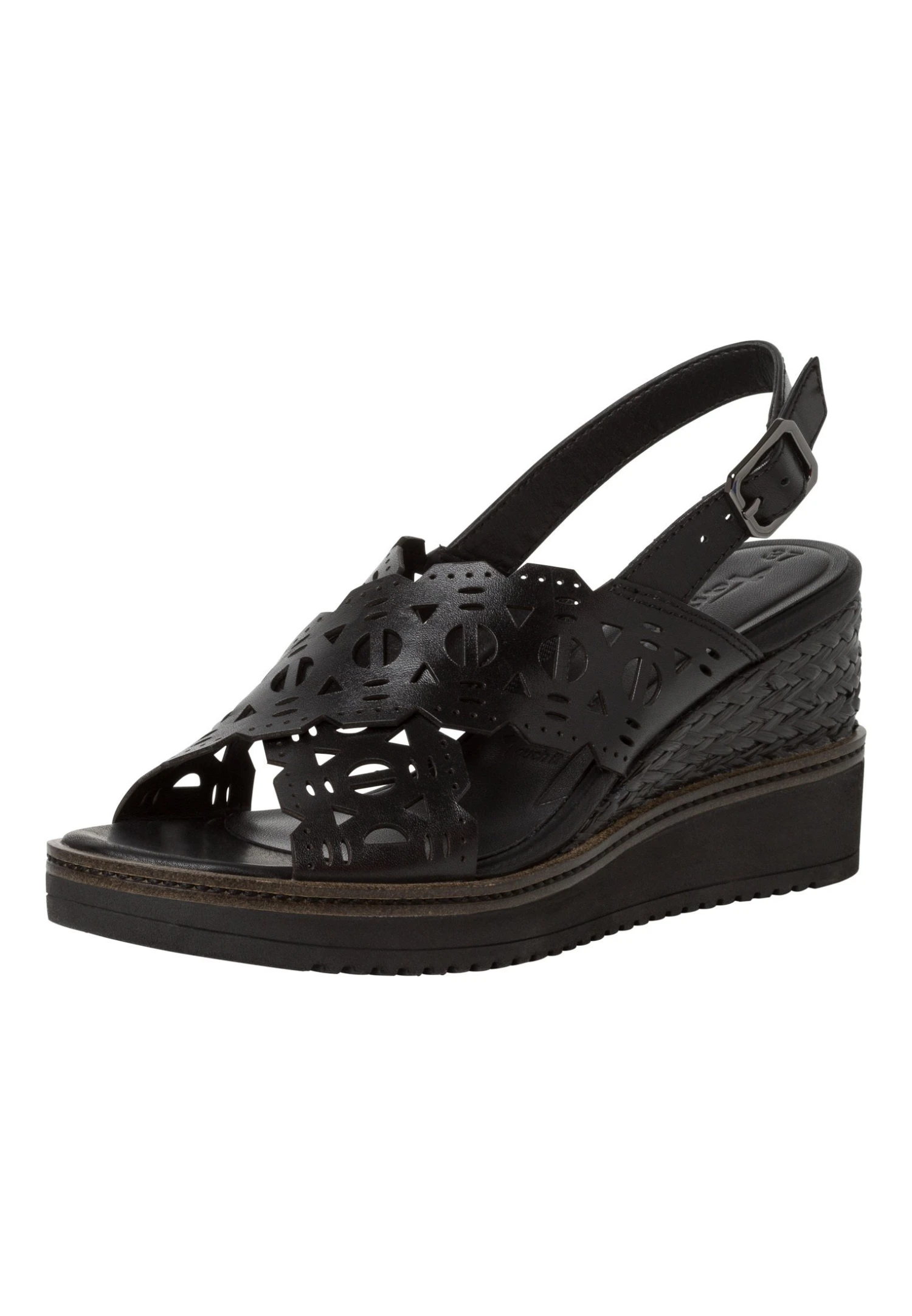 Tamaris Sandales Compensées - Black 4 Tamaris Sandales Compensées - Black – Image 2