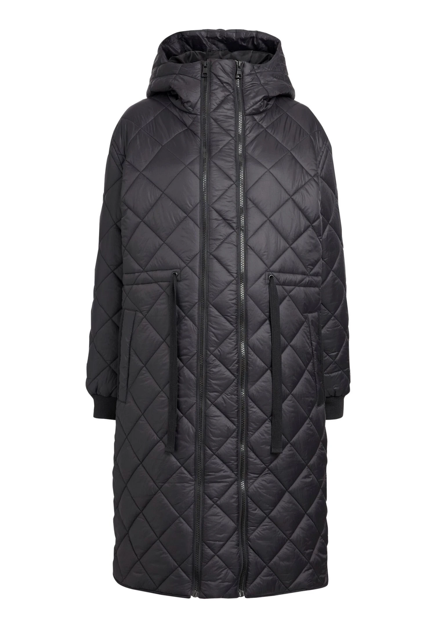 Next Maternity Longline Quilted With Hood Standard - Manteau D'Hiver - Black 7 Next Maternity Longline Quilted With Hood Standard - Manteau D'Hiver - Black – Image 5