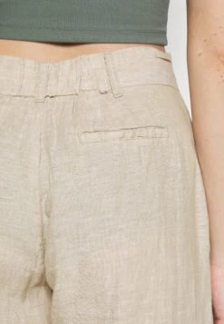 Gina Tricot Denise Trousers - Pantalon Classique - Lt Linen Beige -Next Soldes 84ab6ce9b8d34a9d928f04f78f229ba2