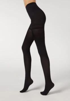 Calzedonia 50 Den Total Shapping - Collants - Black
