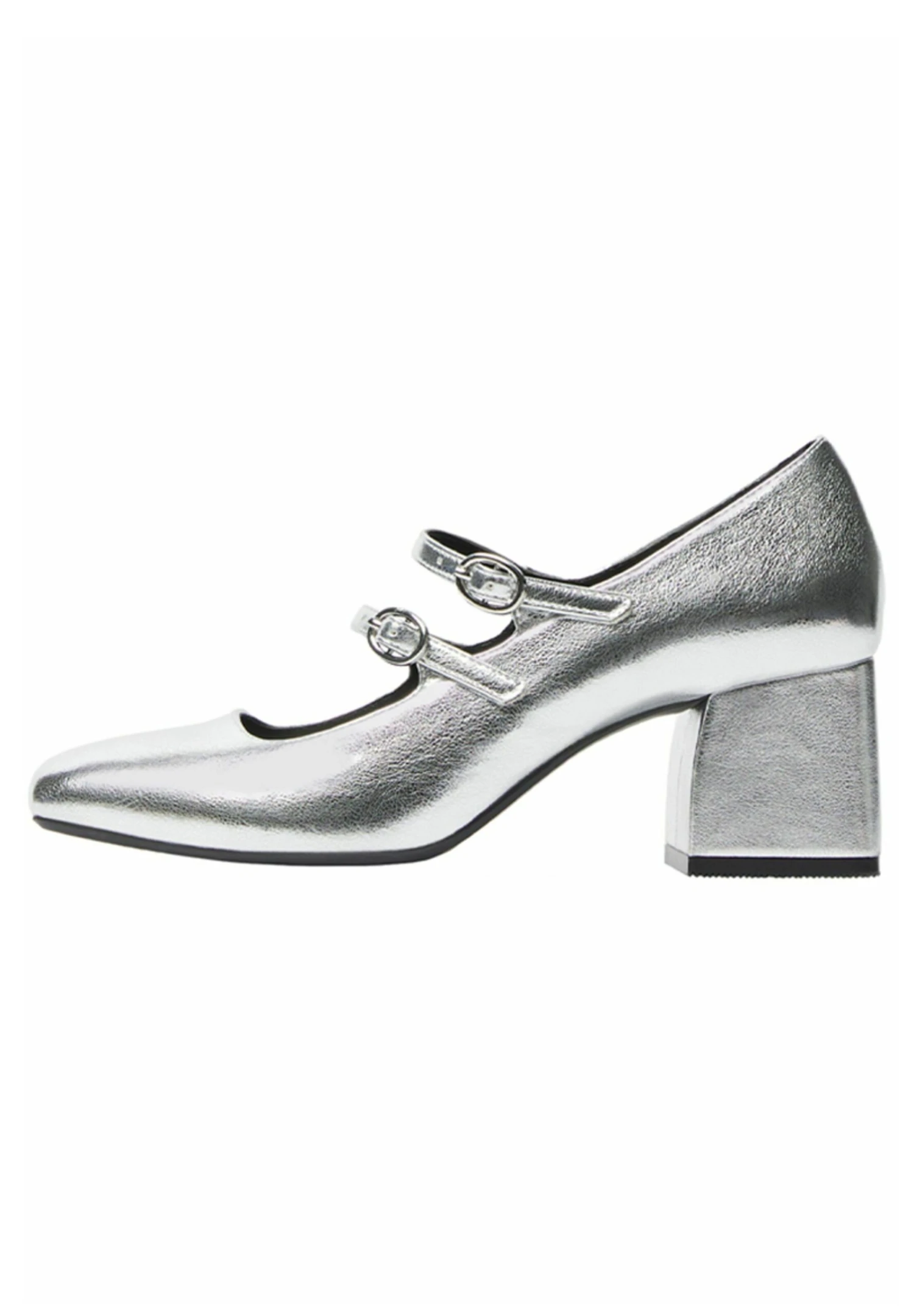 BERSHKA Mary Jane - Escarpins - Silver Coloured 4 BERSHKA Mary Jane - Escarpins - Silver Coloured – Image 2