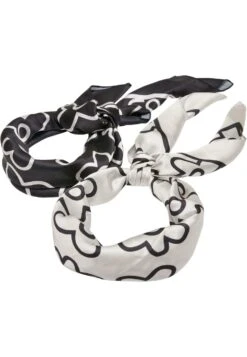 URBAN CLASSICS Unisex 2-Pack - Foulard À Cheveux - Softseagrass Black