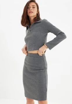 Trendyol Jupe Crayon - Grey 10 Trendyol Jupe Crayon - Grey -Next Soldes 8559779d7973410ba0197b9664f21ae1