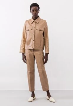 IVY OAK Veste En Cuir - Camel