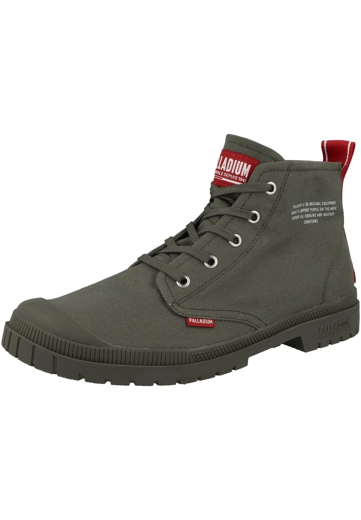 Palladium Pampa Dare Flannel - Bottines À Lacets - Olive Night 4 Palladium Pampa Dare Flannel - Bottines À Lacets - Olive Night – Image 2