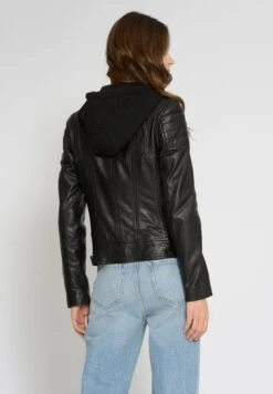 Mustang Veste En Cuir - Black -Next Soldes 86cb36c08b074d74849f736f1f95f371