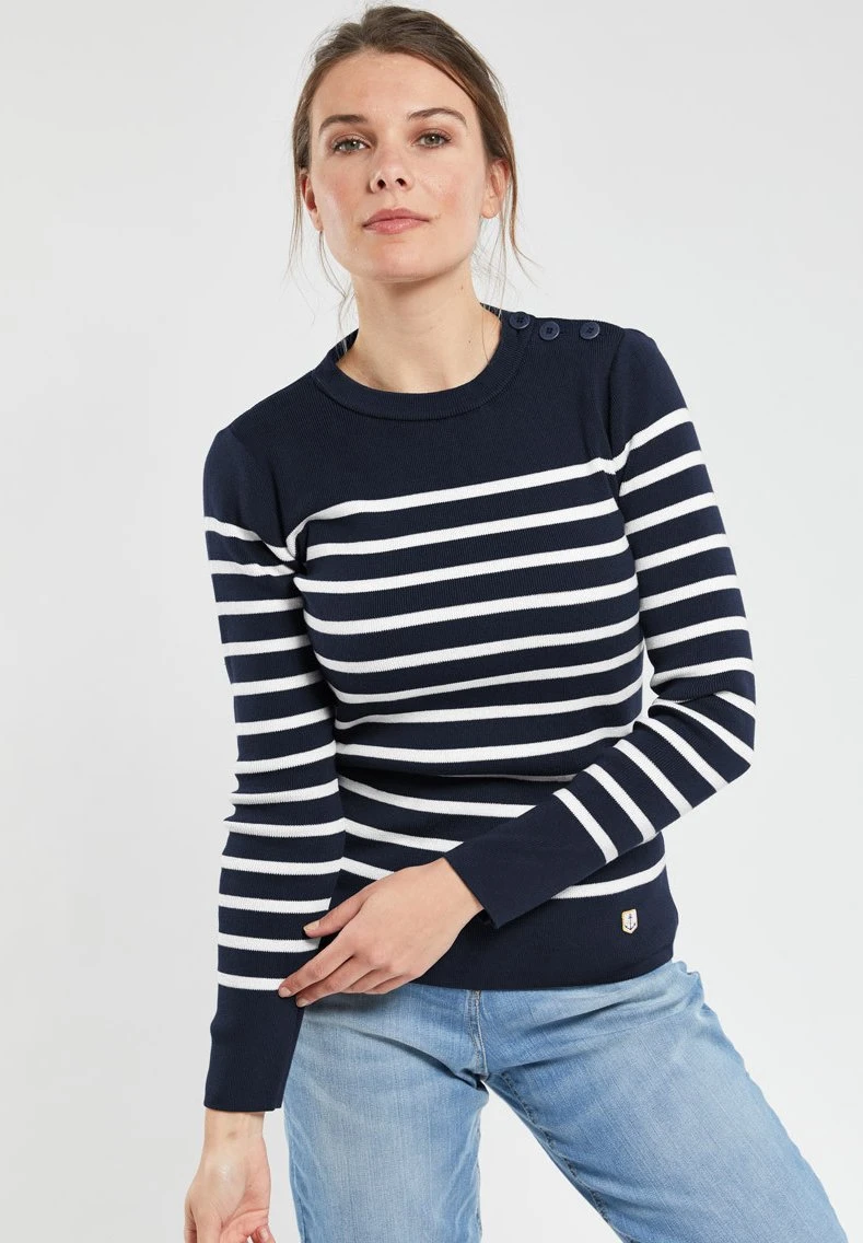 Armor-Lux Groix Marine - Pullover - Rich Navy / Milk 6 Armor-Lux Groix Marine - Pullover - Rich Navy / Milk – Image 4