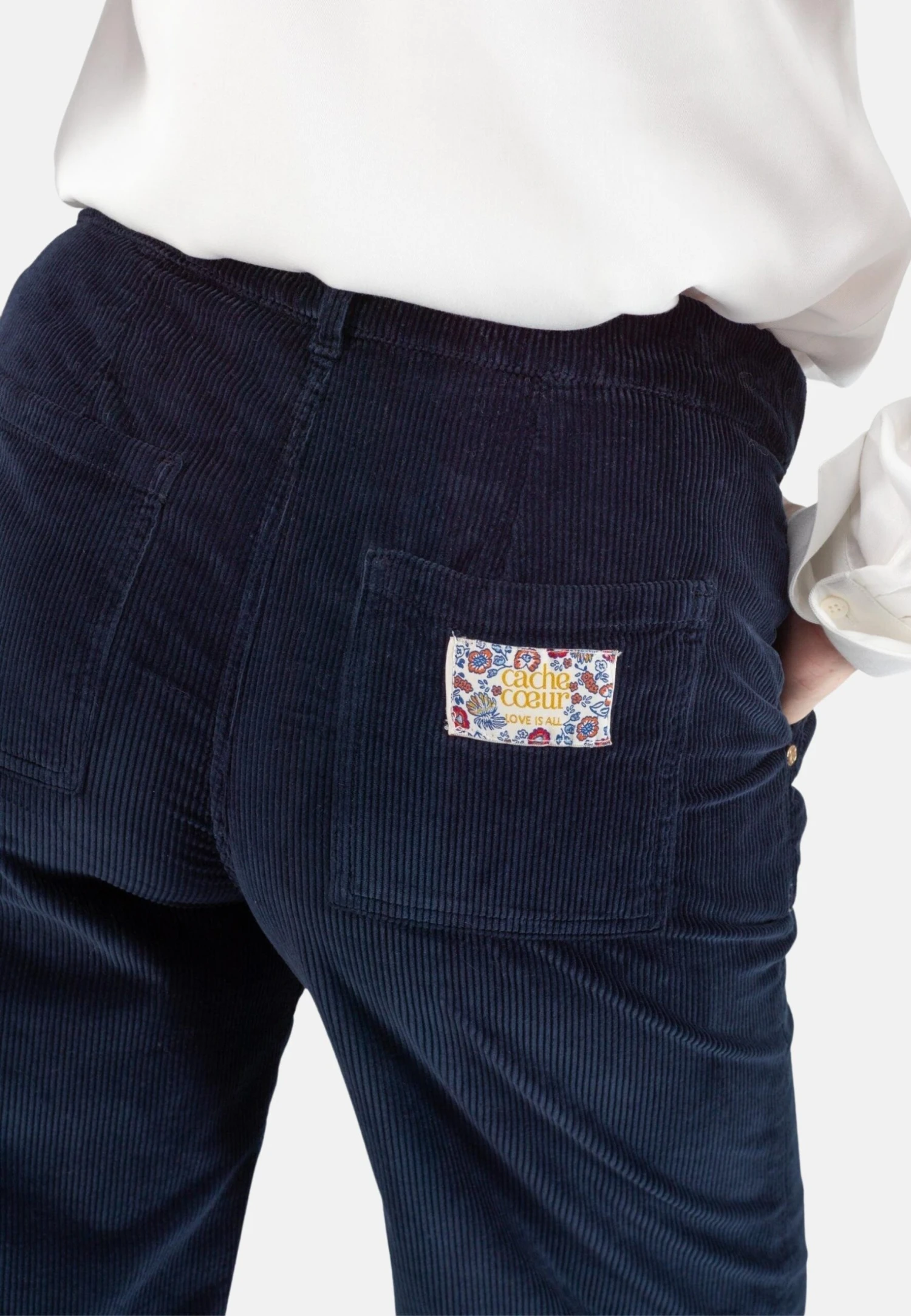 Cache Coeur Clyde - Pantalon Classique - Navy 5 Cache Coeur Clyde - Pantalon Classique - Navy – Image 3