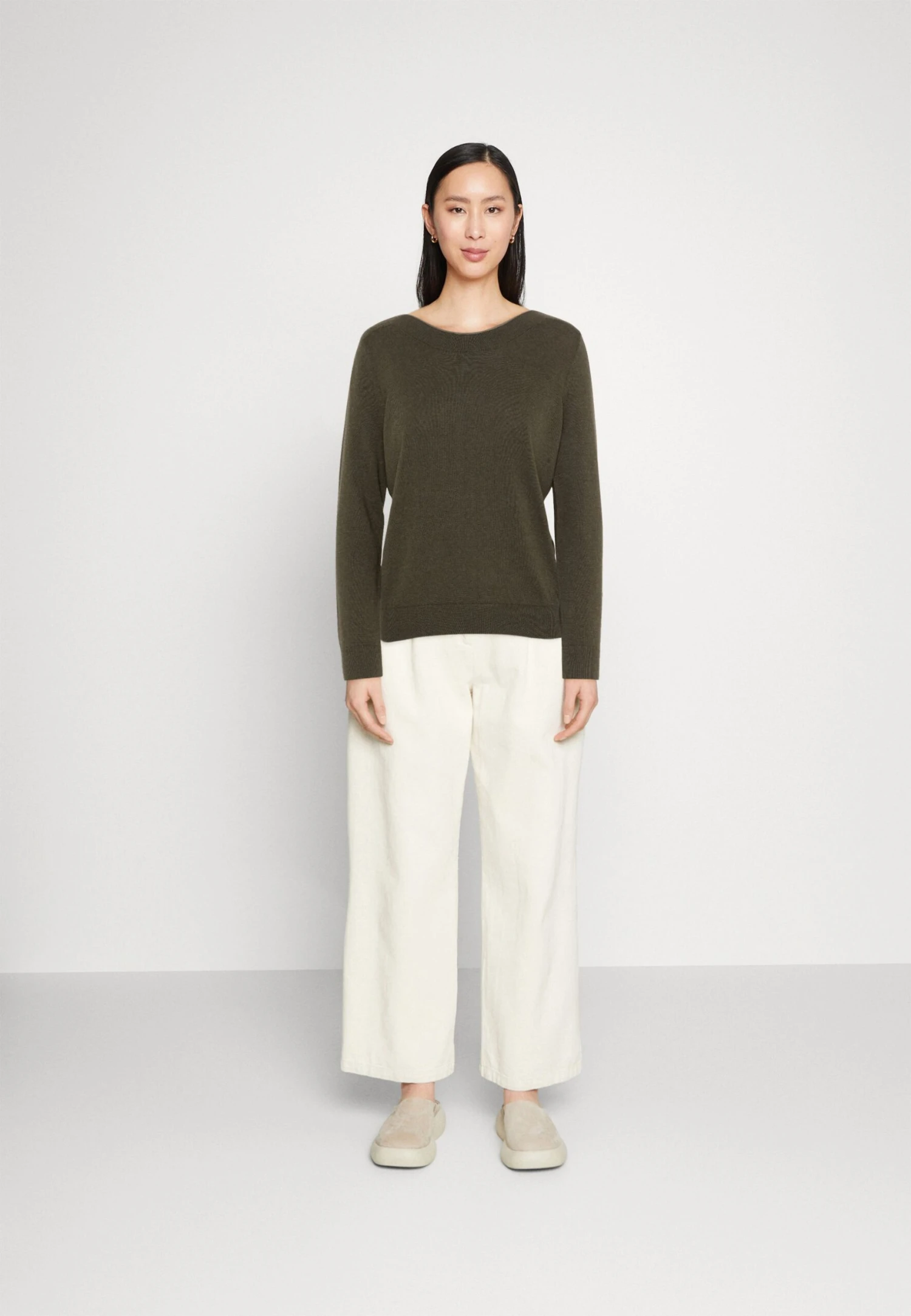 ESPRIT Pullover - Khaki Green 4 ESPRIT Pullover - Khaki Green – Image 2