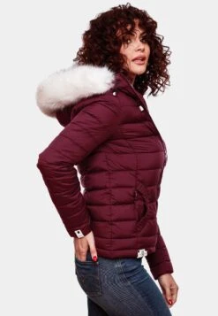 Marikoo Veste D'Hiver - Dark Red Melange -Next Soldes 884447e964f04607a137bf8d4eb35e07
