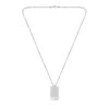 Lacoste Stencil - Collier - Silber