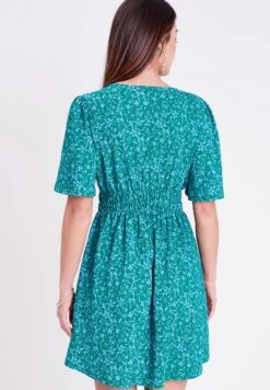 Gesmoktes Patinen - Robe De Jour - Vert -Next Soldes 885da69c21d1460599d962bffb23ed57