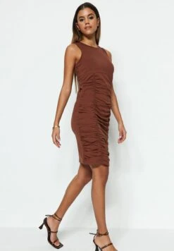 Trendyol Robe Fourreau - Brown 14 Trendyol Robe Fourreau - Brown -Next Soldes 888aeaad39d9431f9ab98781fb8cb19c