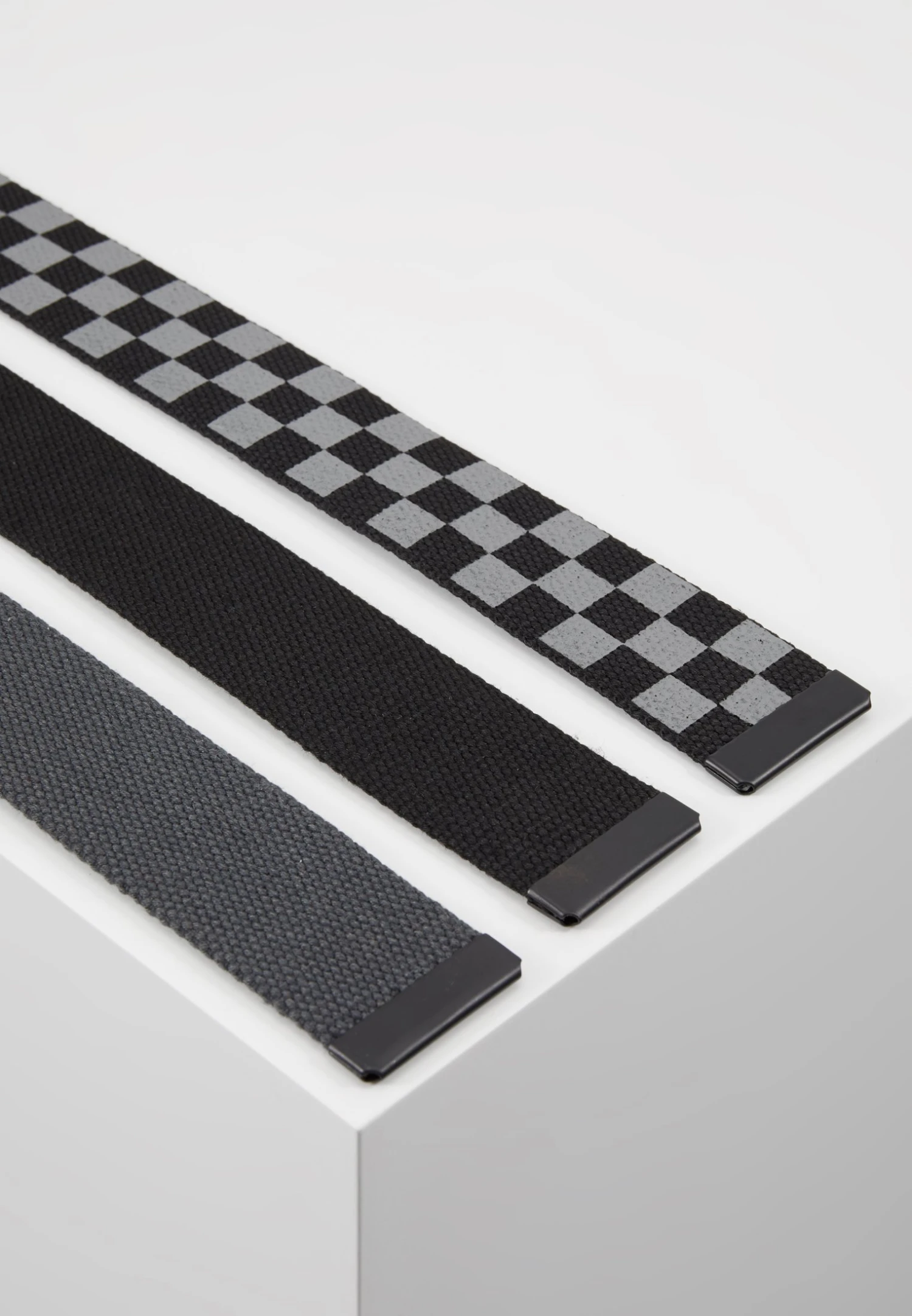 URBAN CLASSICS Trio 3 Pack - Ceinture - Grey/Black 6 URBAN CLASSICS Trio 3 Pack - Ceinture - Grey/Black – Image 4
