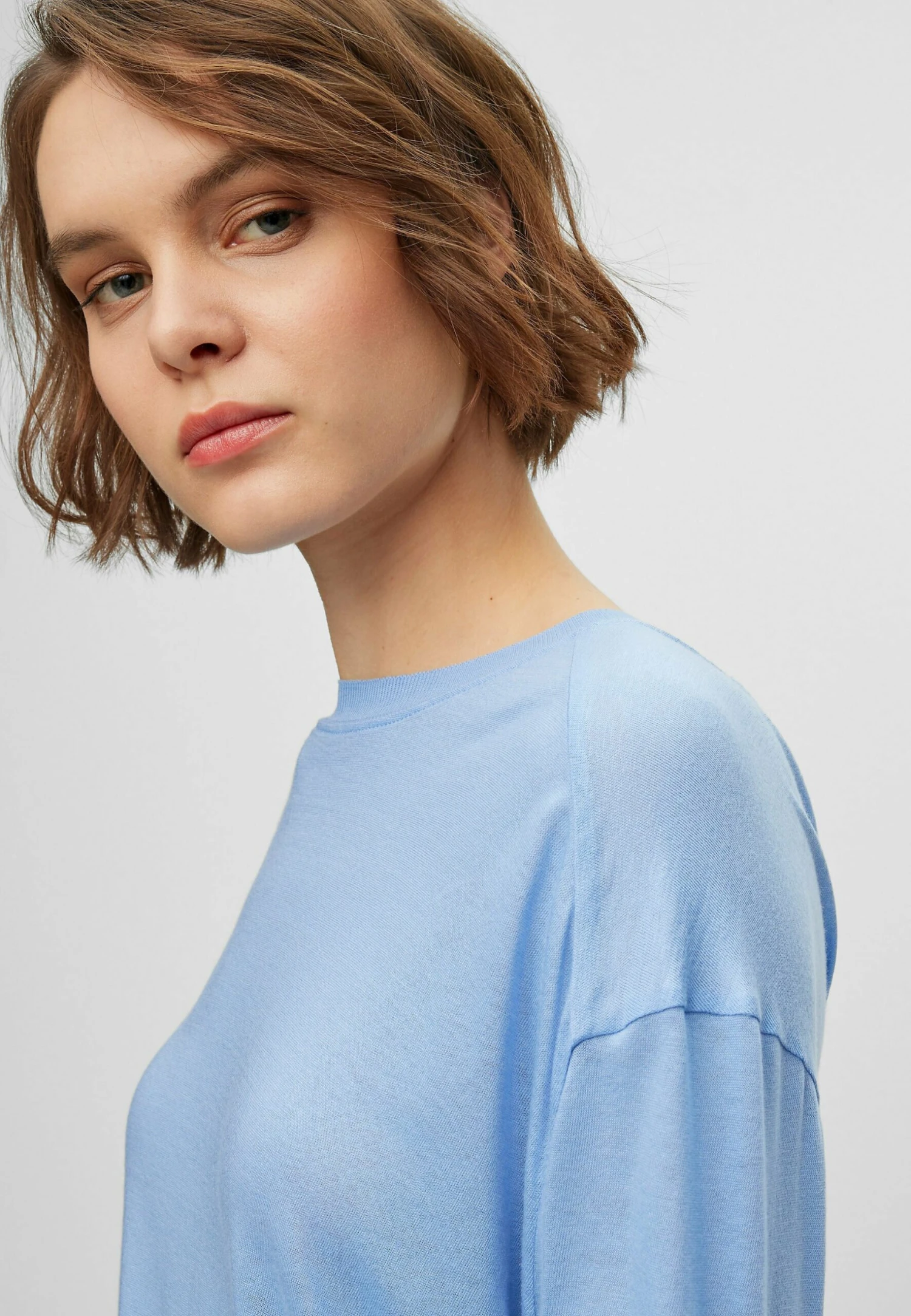 Boss T-Shirt À Manches Longues - Open Blue Twelve 6 Boss T-Shirt À Manches Longues - Open Blue Twelve – Image 4