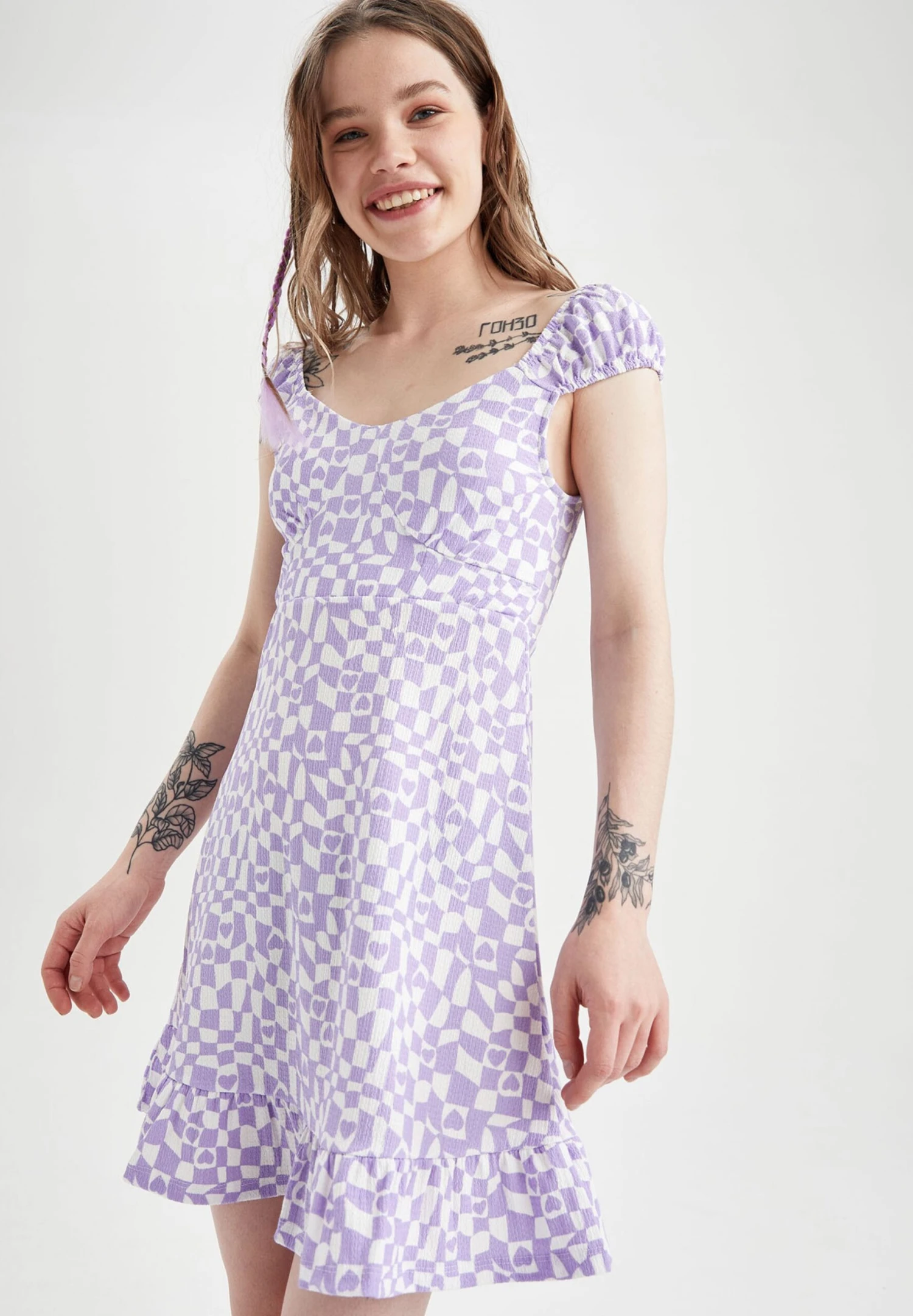 DeFacto Robe De Jour - Purple 3 DeFacto Robe De Jour - Purple