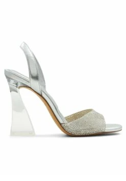 Aldo Sling Back Gienna - Sandales À Talons Hauts - Silver -Next Soldes 8b34636df47d45c6a43014ef2856e760