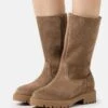 Pier One Leather Winter Boot - Bottes - Taupe -Next Soldes 8bef5468585a4c10acc85d415b419533