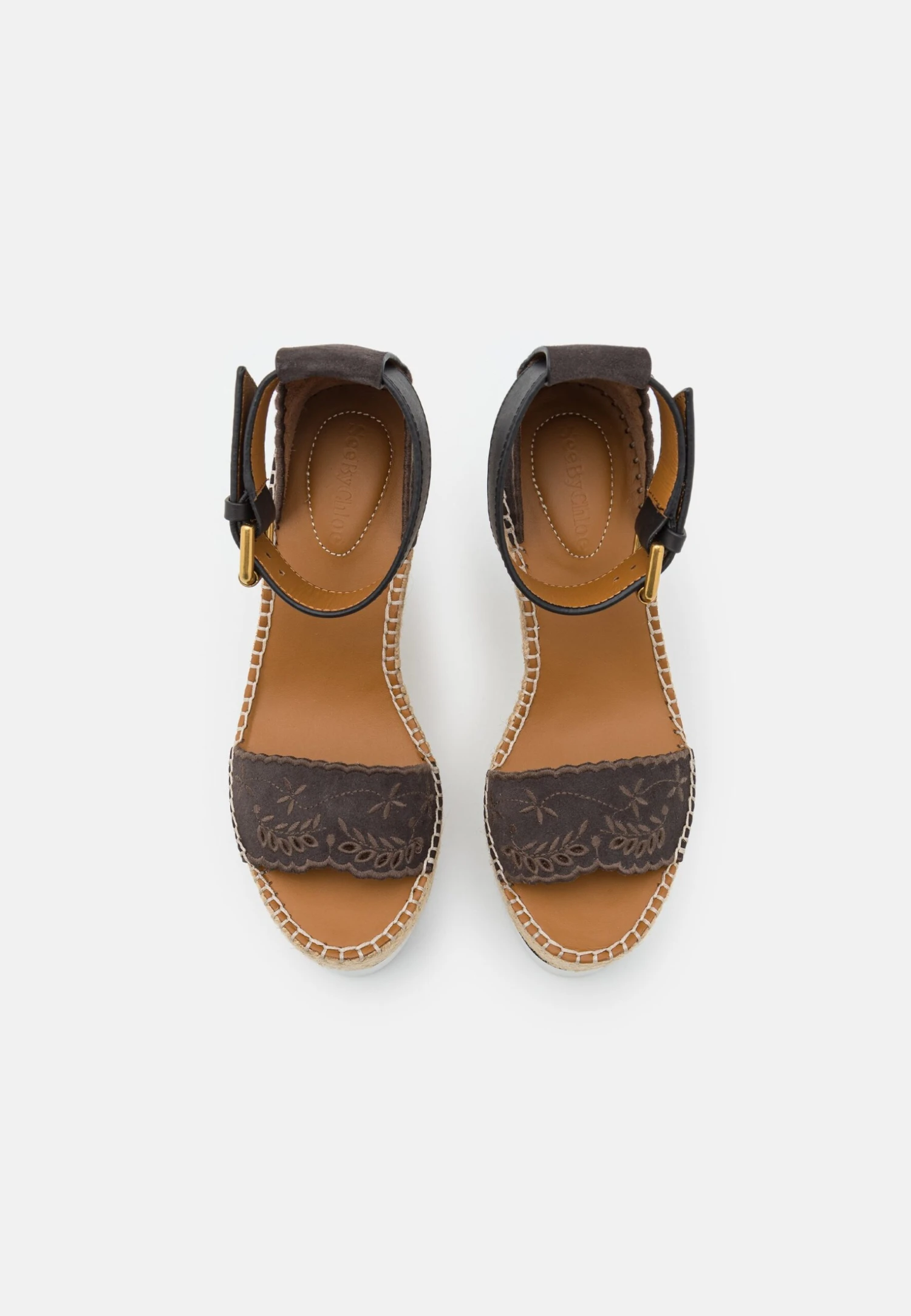 See By Chloé Sandales À Talons Hauts - Charcoal 7 See By Chloé Sandales À Talons Hauts - Charcoal – Image 5