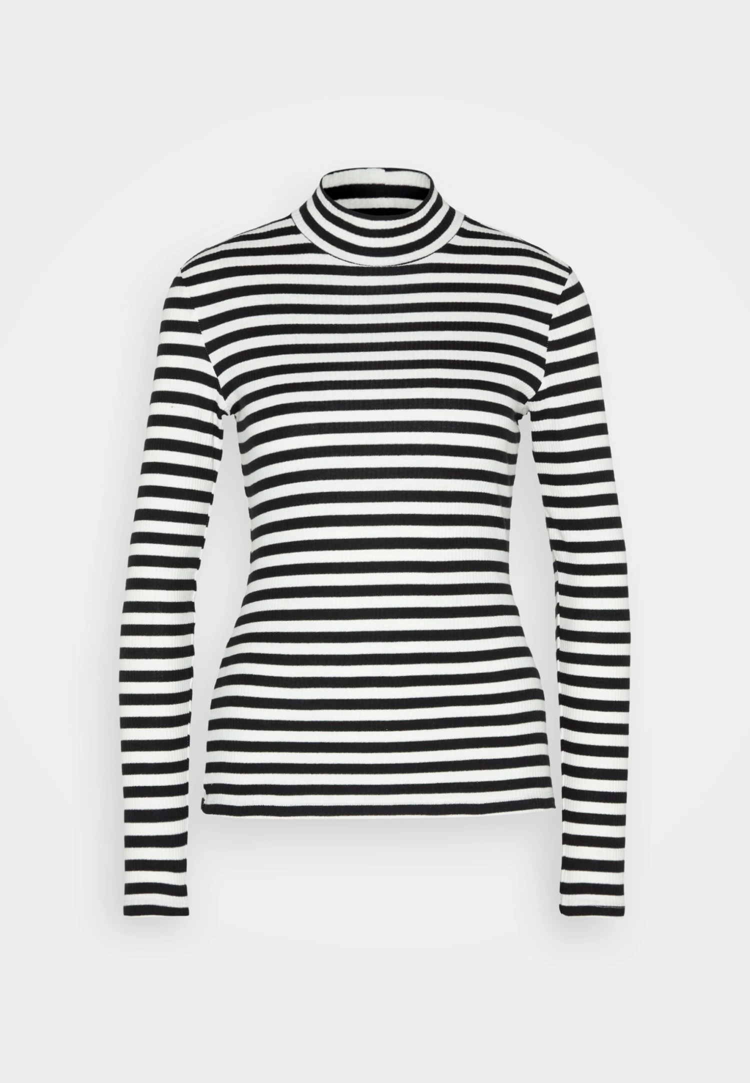 Pieces Pcruka T-Neck - T-Shirt À Manches Longues - Cloud Dancer/Black 7 Pieces Pcruka T-Neck - T-Shirt À Manches Longues - Cloud Dancer/Black – Image 5