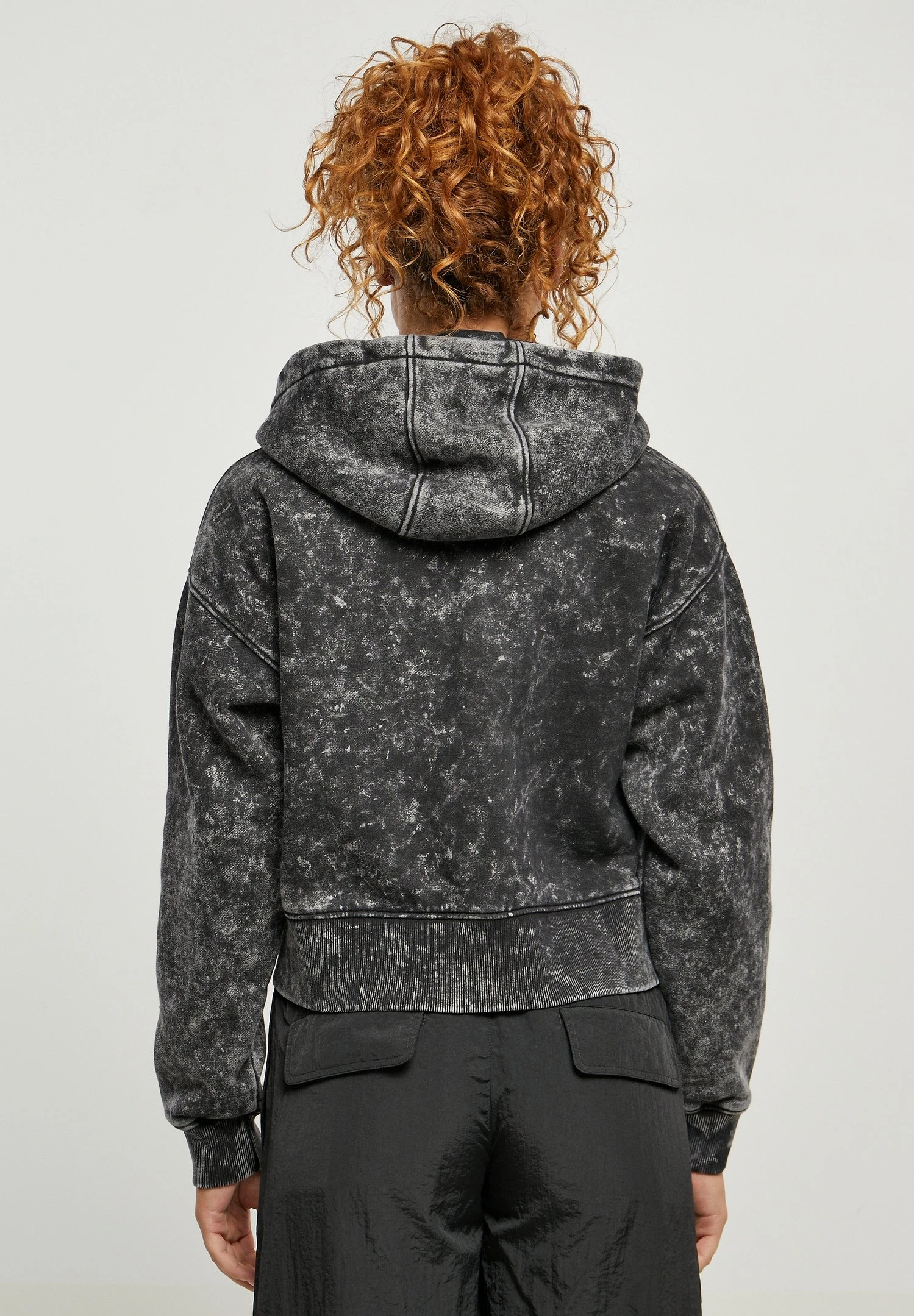 URBAN CLASSICS Towel Washed - Sweat Zippé - Black 5 URBAN CLASSICS Towel Washed - Sweat Zippé - Black – Image 3