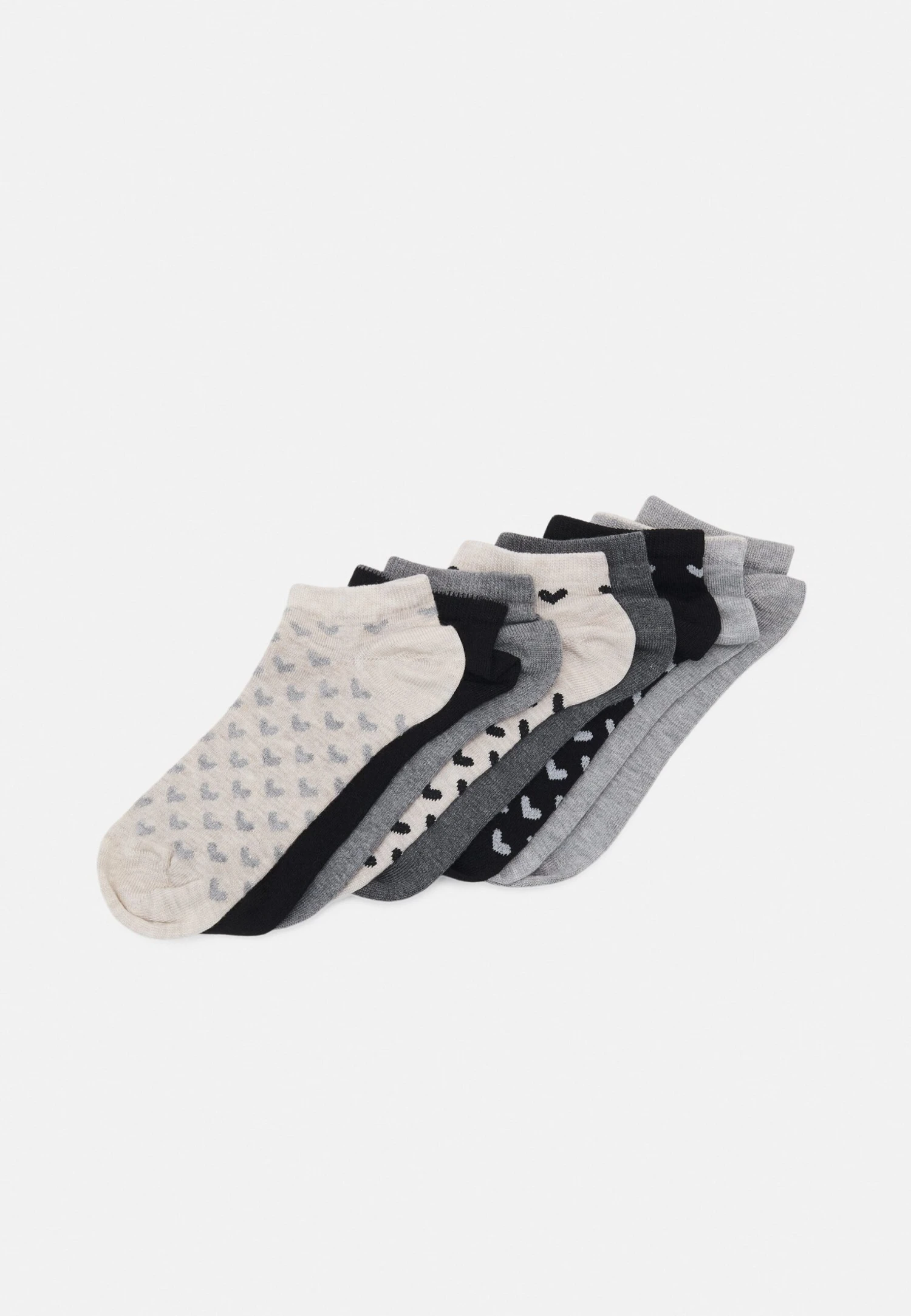 Anna Field 8 Pack - Chaussettes - Black/Grey 3 Anna Field 8 Pack - Chaussettes - Black/Grey