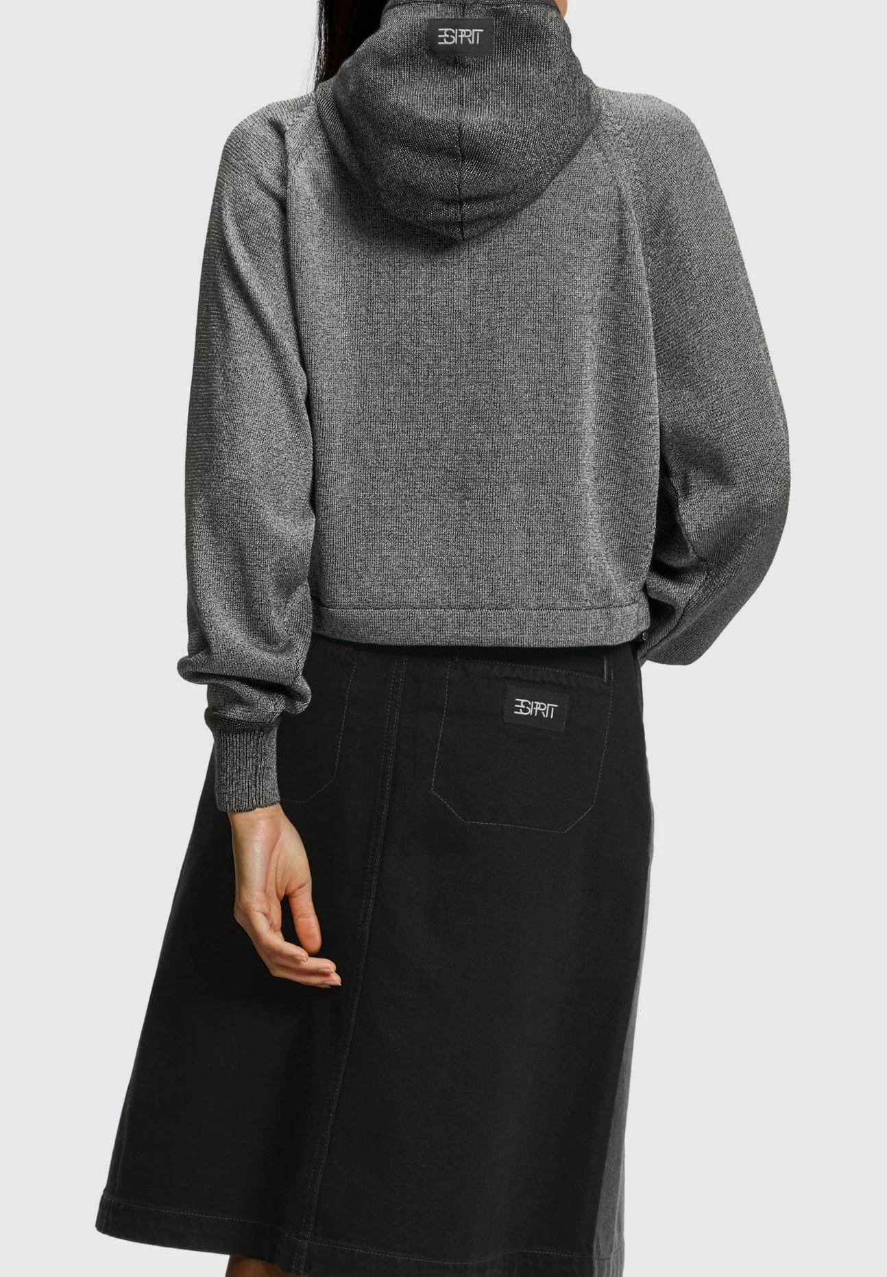 ESPRIT Mit Tunnelzug - Sweat À Capuche - Gunmetal 4 ESPRIT Mit Tunnelzug - Sweat À Capuche - Gunmetal – Image 2