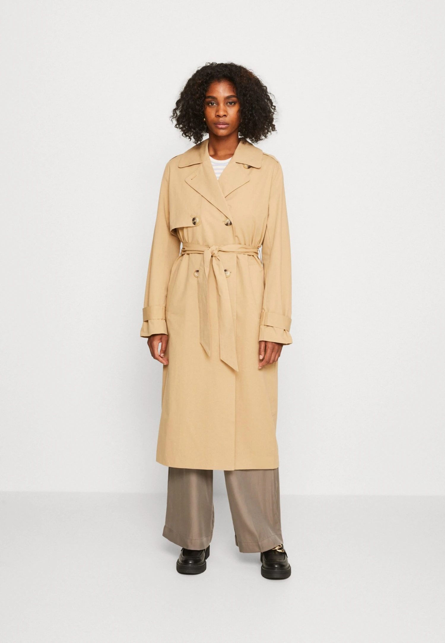 Selected Femme Slfsia - Trench - Cornstalk 3 Selected Femme Slfsia - Trench - Cornstalk