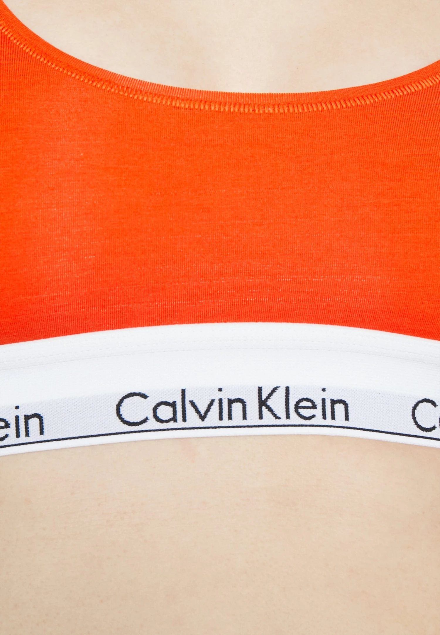 CALVIN KLEIN UNDERWEAR Unlined Bralette - Brassière - Spicy Orange 8 CALVIN KLEIN UNDERWEAR Unlined Bralette - Brassière - Spicy Orange – Image 6