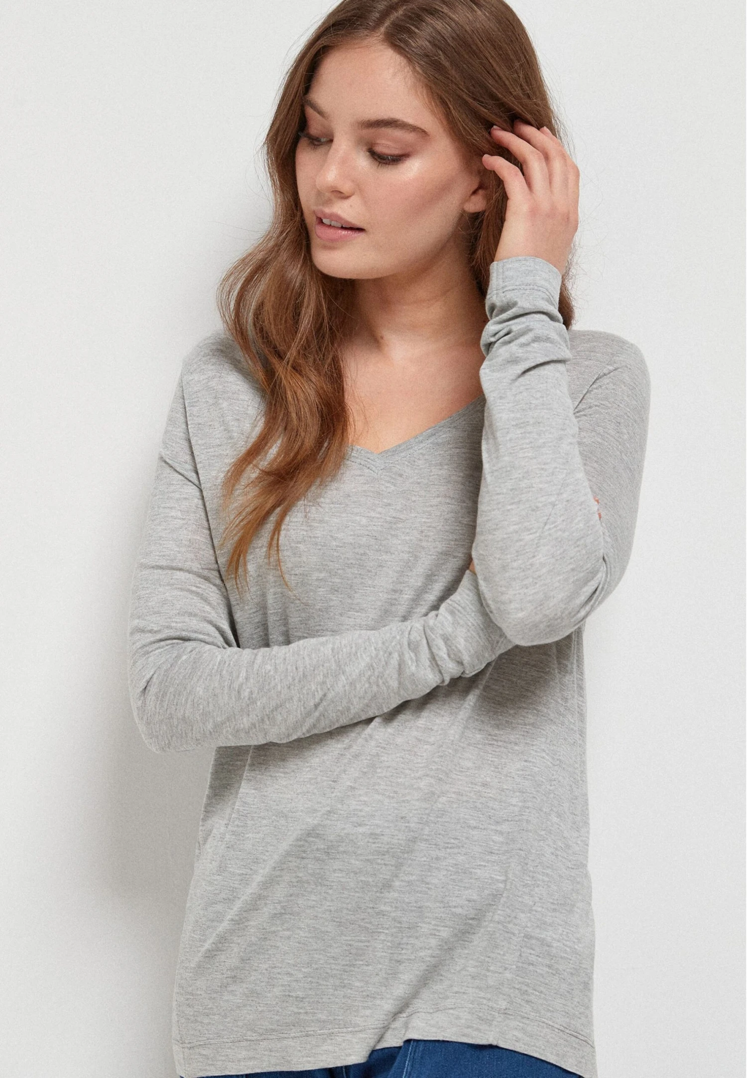 Next T-Shirt À Manches Longues - Grey 3 Next T-Shirt À Manches Longues - Grey