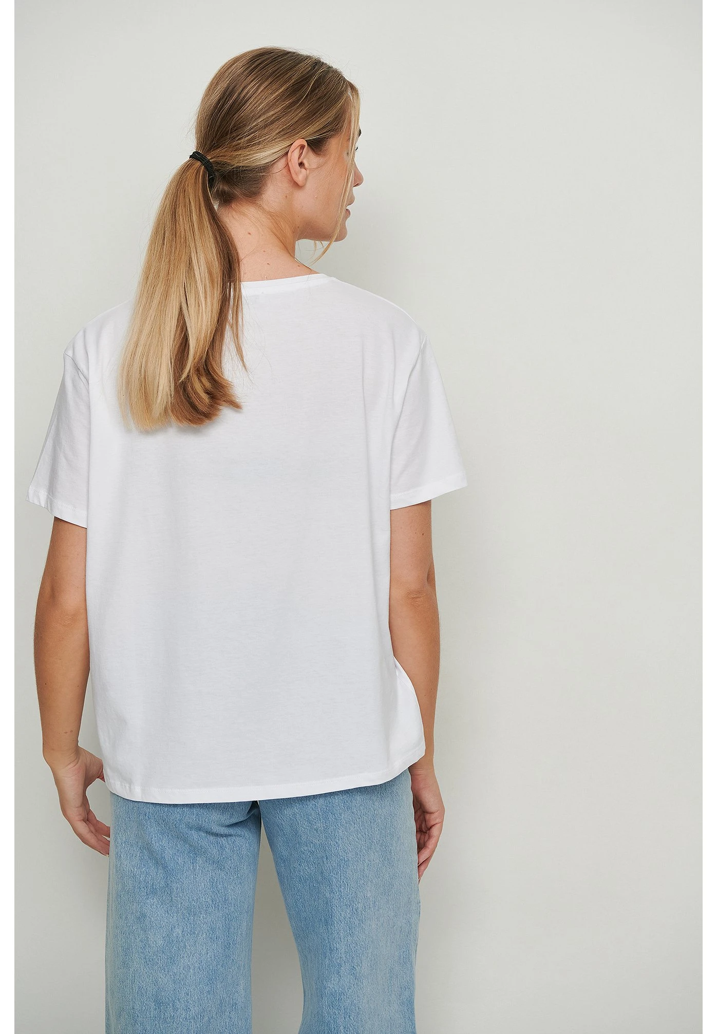 NA-KD 2 Pack Organic Oversized Tee - T-Shirt Basique - White/White 4 NA-KD 2 Pack Organic Oversized Tee - T-Shirt Basique - White/White – Image 2