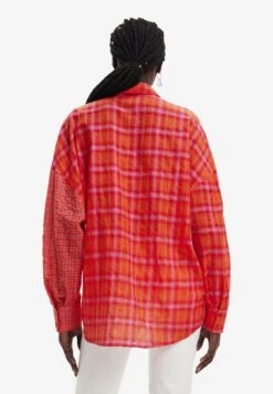 Desigual Oversize Patchwork Plaid - Chemisier - Orange 8 Desigual Oversize Patchwork Plaid - Chemisier - Orange -Next Soldes 9244159af2bd4f37b8c42a3b581448e1