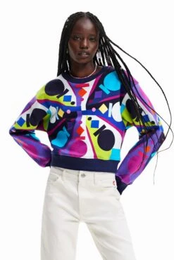 Desigual Confetti - Sweatshirt - Violeta Mistic