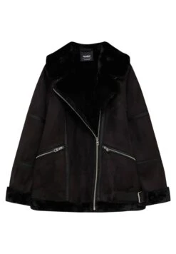 PULL & BEAR Double Faced - Veste En Similicuir - Mottled Black 12 PULL & BEAR Double Faced - Veste En Similicuir - Mottled Black -Next Soldes 934c50ec40e943728b56f78cfa817a5c