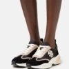 Tory Burch Good Luck Trainer - Baskets Basses - Black/Cream