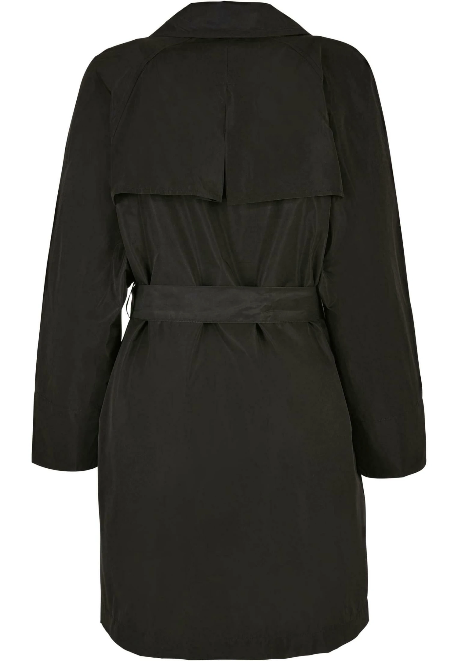URBAN CLASSICS Crinkle Minimal - Trench - Black 8 URBAN CLASSICS Crinkle Minimal - Trench - Black – Image 6