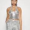 Gina Tricot Tyra Sequin - Débardeur - Silver 1 Gina Tricot Tyra Sequin - Débardeur - Silver -Next Soldes 93ab0998a882400db7894b33d0d0f0fc
