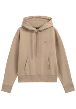 Gant Icon Essential Hoodie - Sweat À Capuche - Dark Khaki -Next Soldes 93d73d690e1b4be4bf5f157dcb36d127