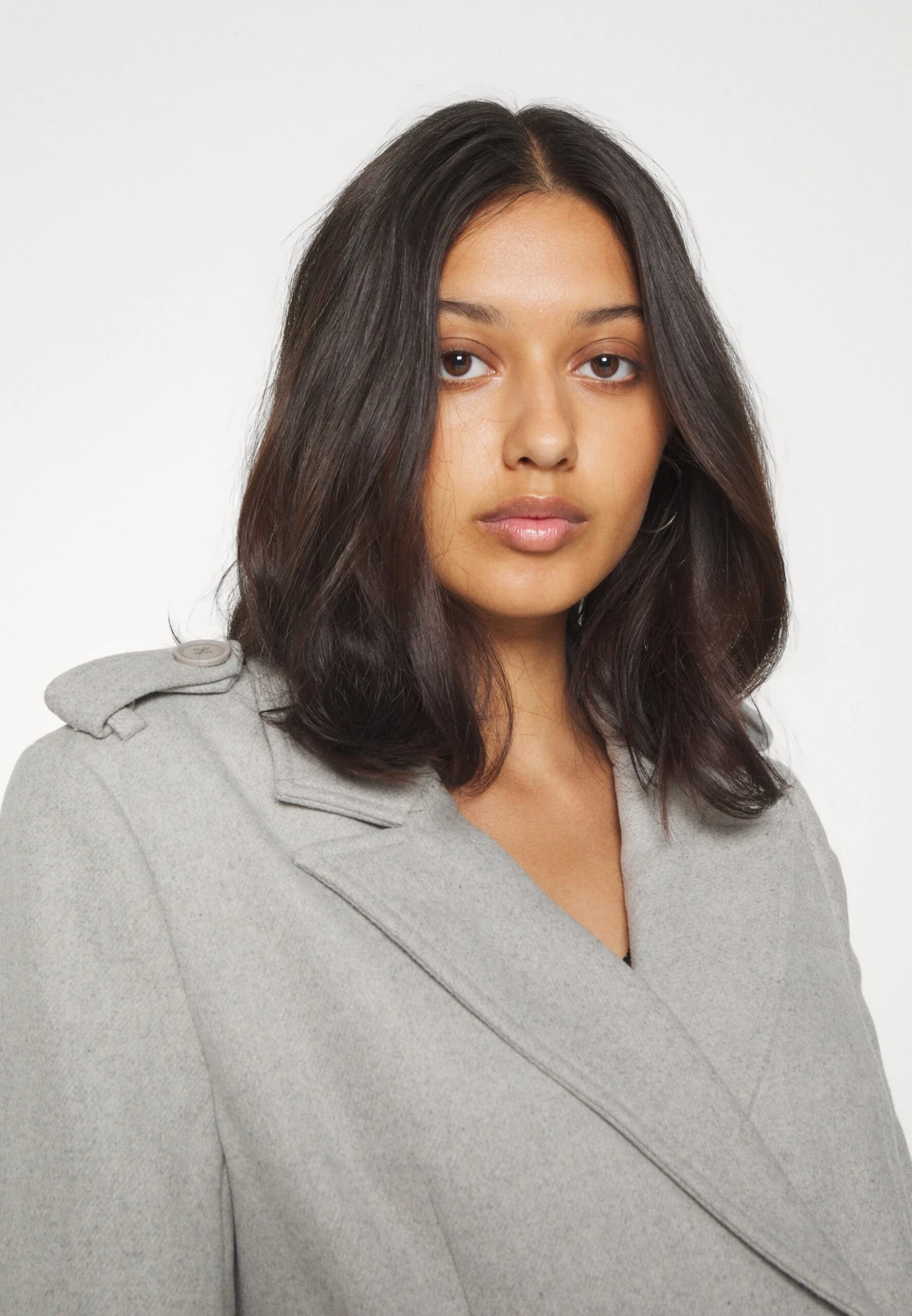 Noisy May Nmleony Long - Manteau Classique - Light Grey Melange 9 Noisy May Nmleony Long - Manteau Classique - Light Grey Melange – Image 7