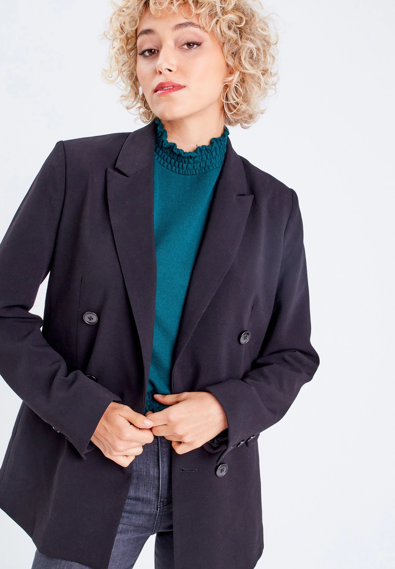 Gerade Geschnittene Esprit - Blazer - Noir 6 Gerade Geschnittene Esprit - Blazer - Noir – Image 4